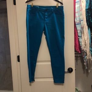 Gap teal jeggings